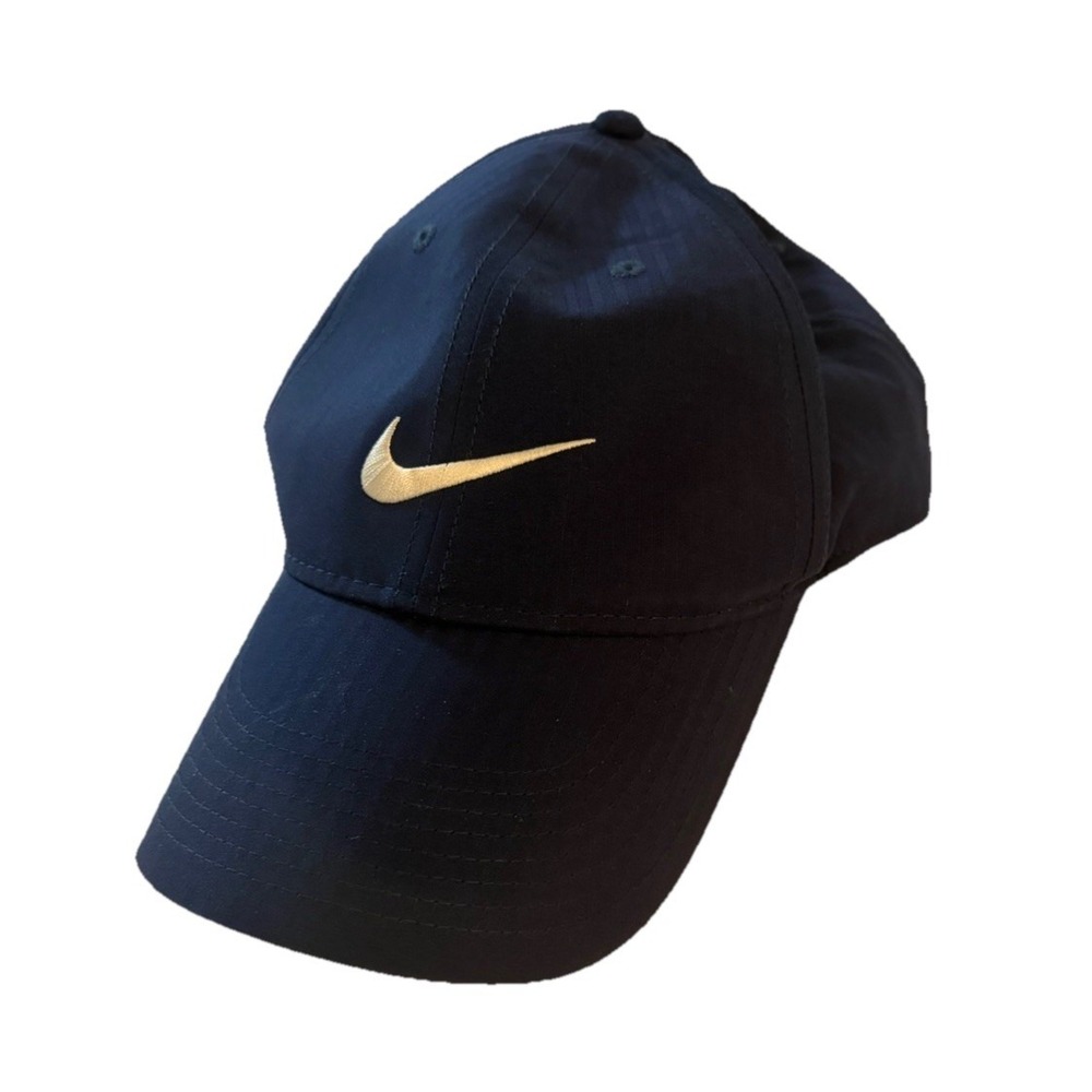 Nike Legacy91 Dri-FIT Hat Navy Swoosh Adjustable Golf Baseball Cap OSFA